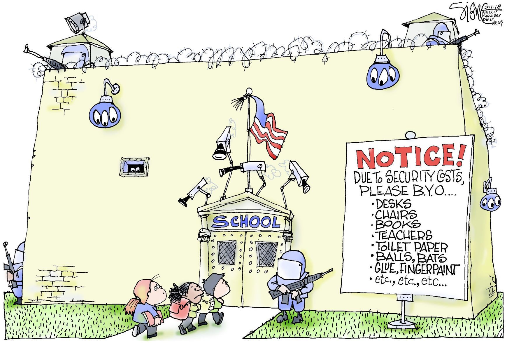 Signe Wilkinson editorial cartoon